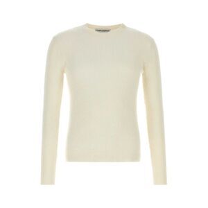 Our Legacy Men Ivory Silk Sweater